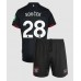 West Ham United Tomas Soucek #28 Bortedraktsett Barn 2024-25 Kortermet (+ Korte bukser)